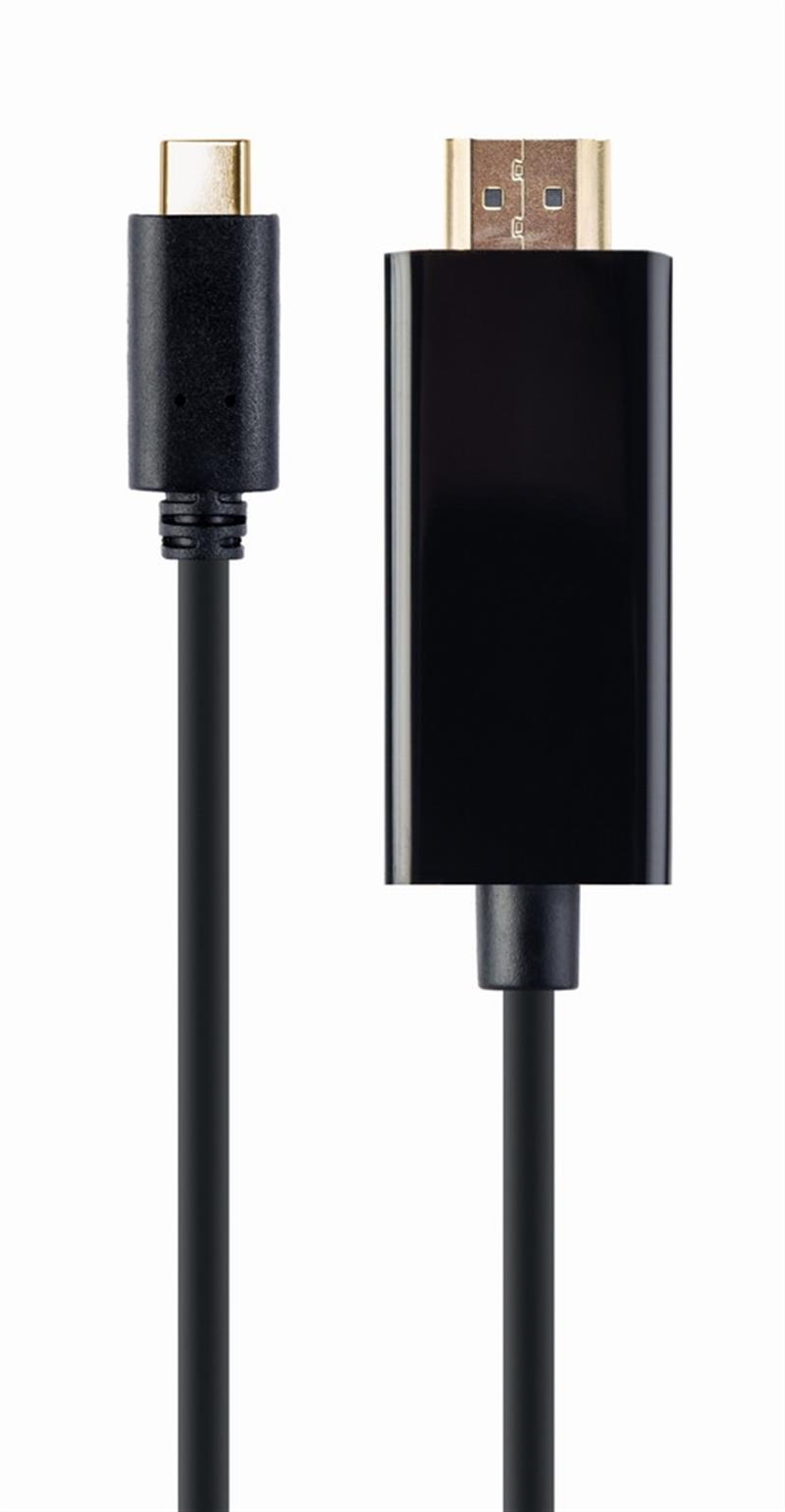 USB-C naar HDMI adapter zwart