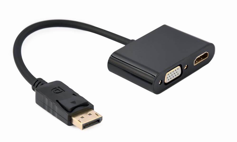 DisplayPort naar HDMI VGA adapterkabel zwart