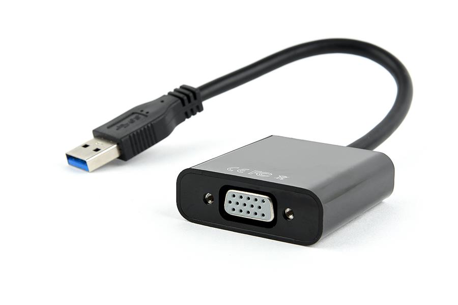 USB 3 0 naar VGA adapter zwart Blister verpakking