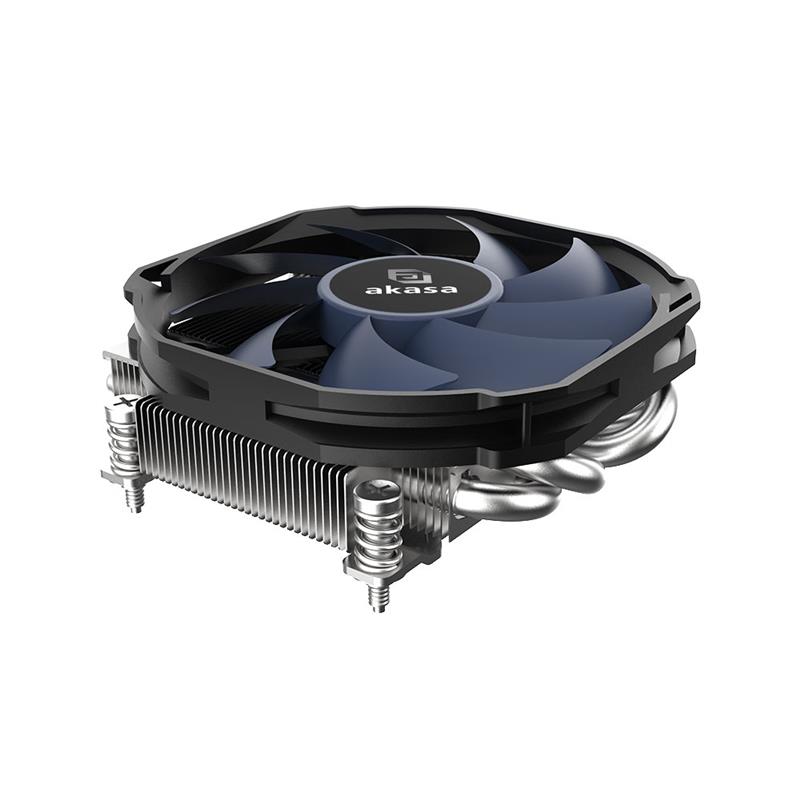 Akasa ALUCIA H4A Low profile AMD AM5 AM4 4 heatpipes CPU cooler max 95 Watt TDP