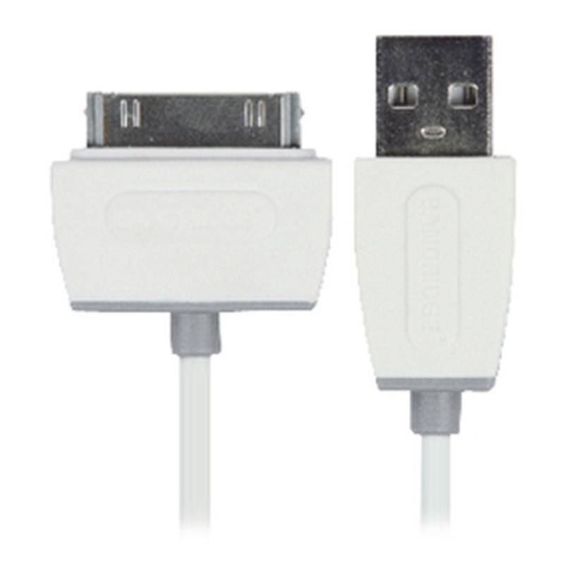 Data en Oplaadkabel Apple Dock 30-Pins - USB A Male 2.00 m Wit
