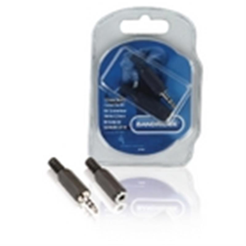 Audioconnectorset 3.5 mm Zwart