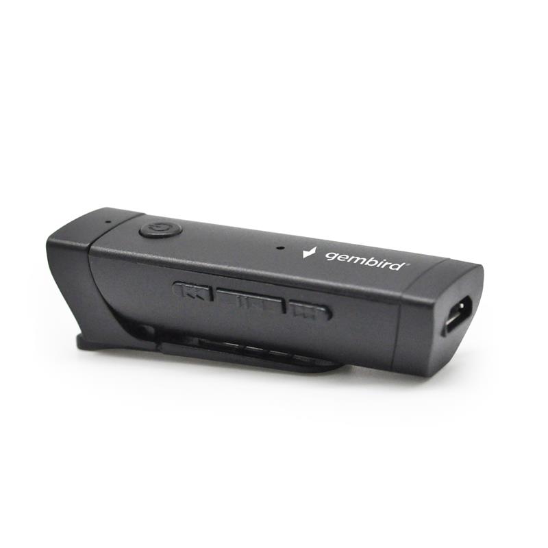 Gembird Bluetooth audio ontvanger stereo zwart accu: 3 - 18 uur