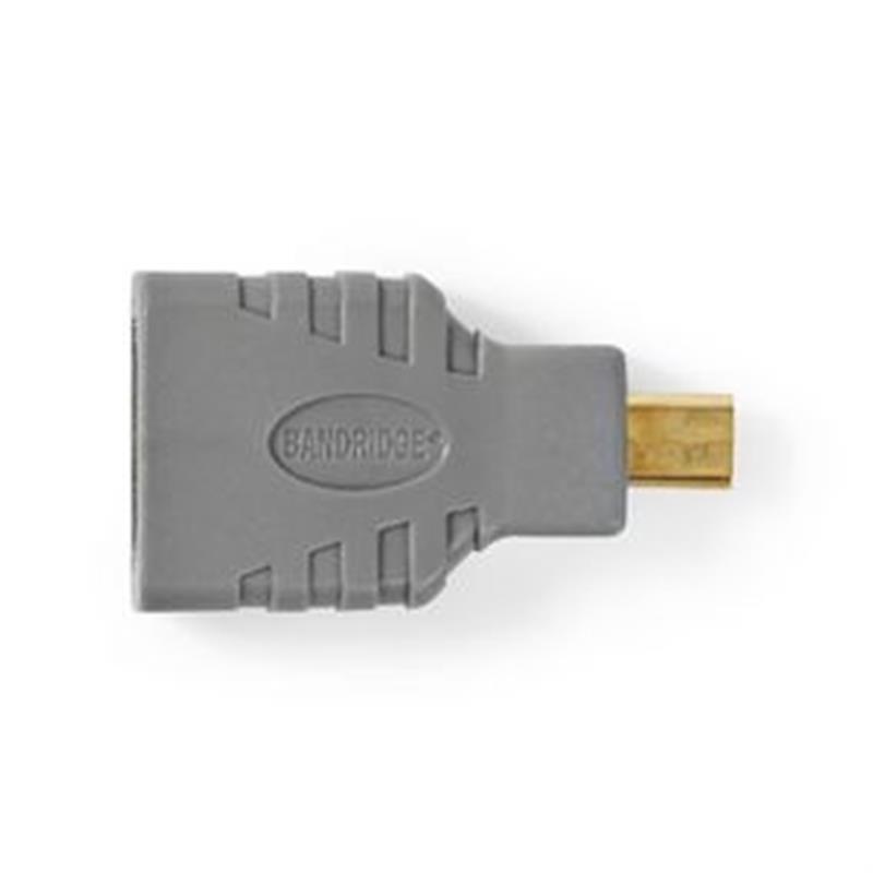 HDMI-Adapter | HDMI-Micro-Connector - HDMI Female | Grijs