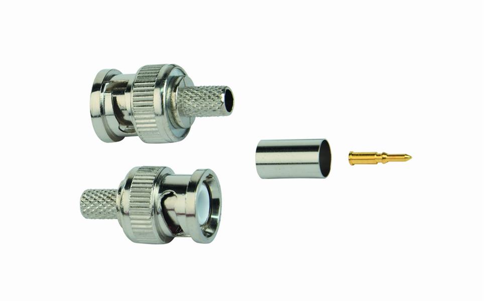 RG-59 BNC connector 50 stuks per zak