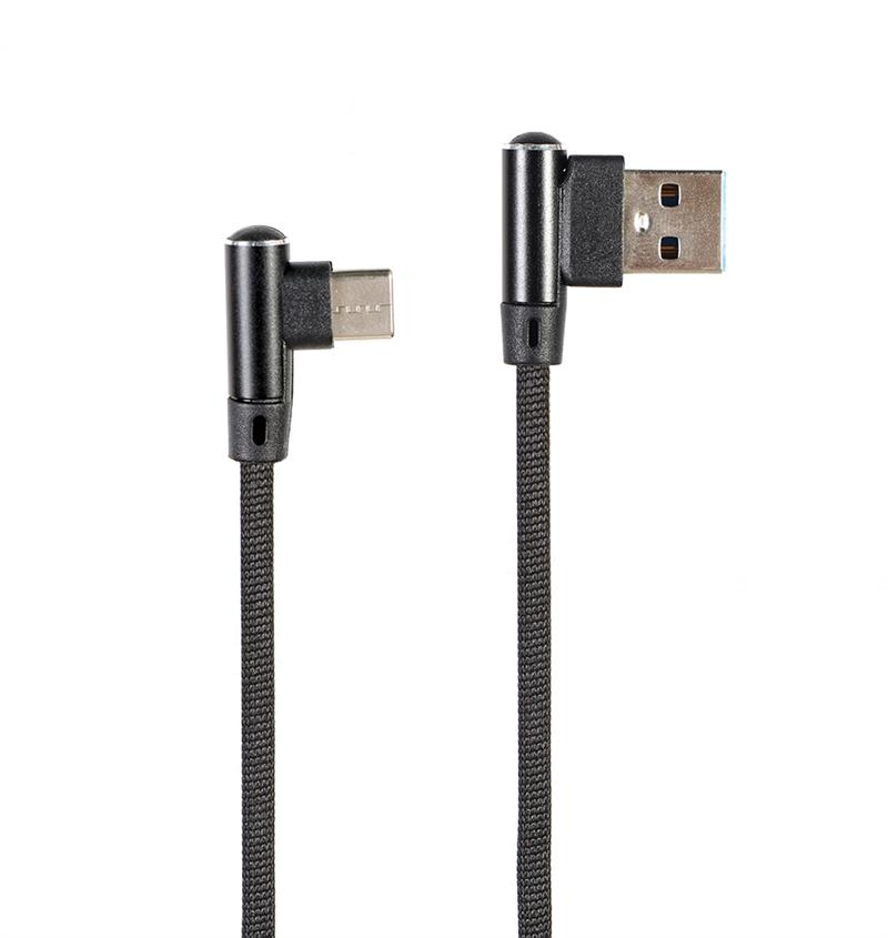 USB-C kabel Denim Black Jeans 1 meter