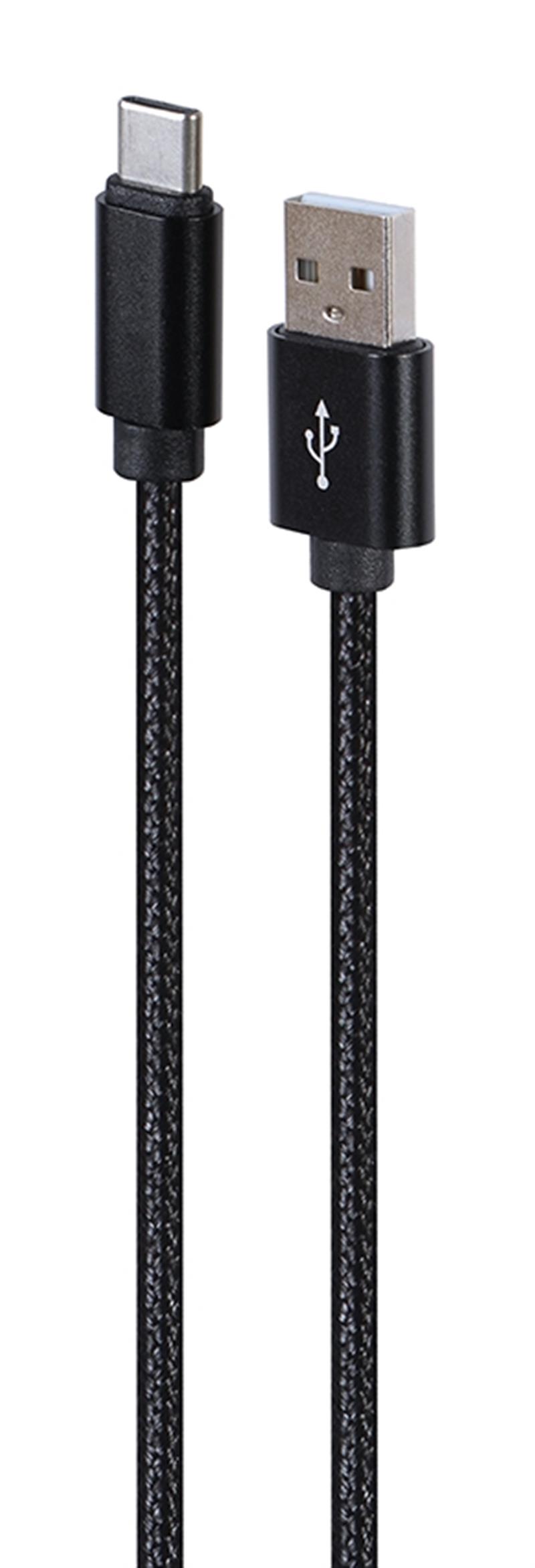 USB-C kabel zwart 1 8 meter