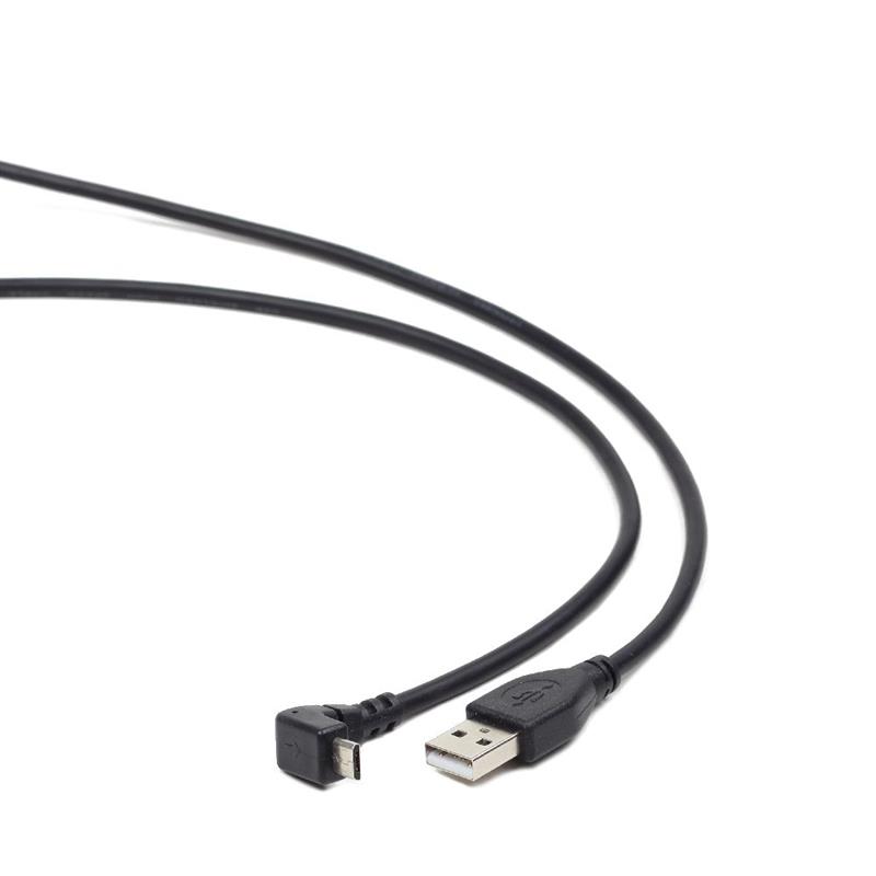 Gembird USB 2 0 Cable Angled USB A - Micro USB 1 8m *USBAM *MUSBM