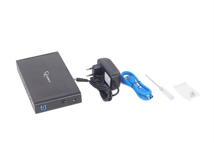 Externe HDD behuizing 3 5 SATA USB3 0 zwart