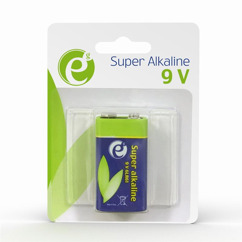 Alkaline 9V batterij