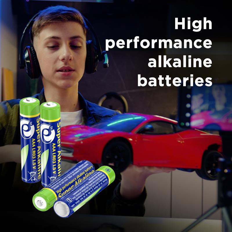 Alkaline AAA batterijen 4 stuks