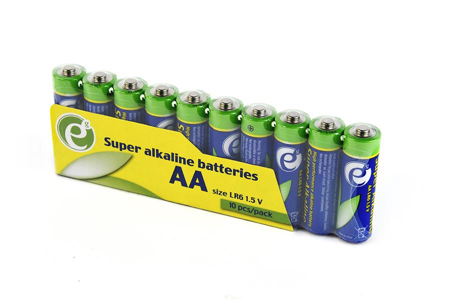 Super alkaline AA batteries 10-pack