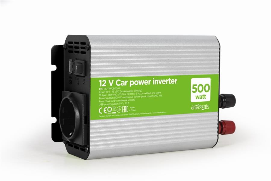 Omvormer voor in de auto 500 W Omvormer voor in de auto 500 W