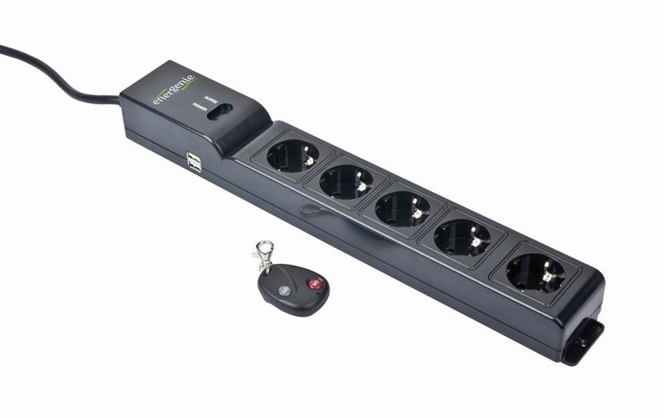 Stekkerdoos met overspanningsbeveiliging Stekkerdoos met overspanningsbeveiliging