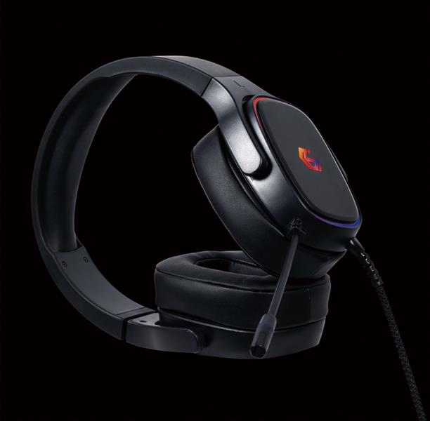 USB 7 1 Surround Gaming Headset met RGB-lichteffect