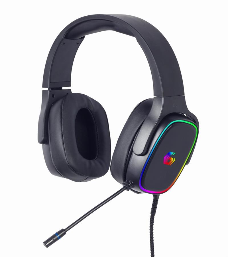 USB 7 1 Surround Gaming Headset met RGB-lichteffect