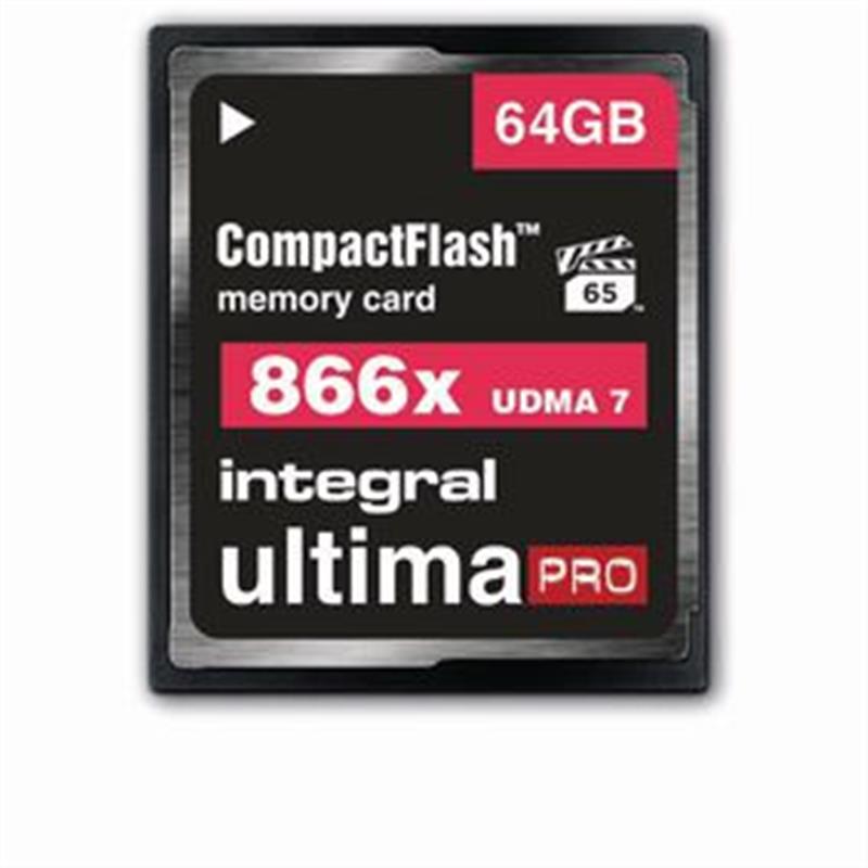 Integral INCF64G866X flashgeheugen 64 GB CompactFlash