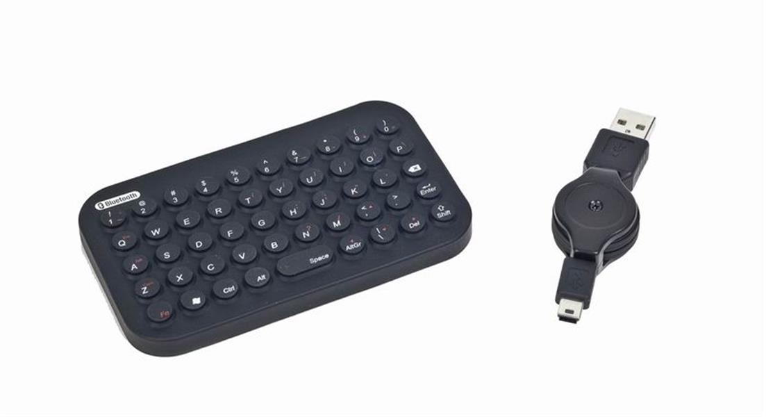 Bluetooth mini toetsenbord zwart US layout