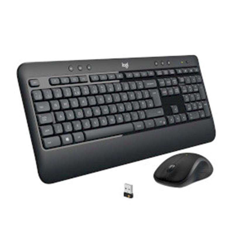 Logitech MK540 toetsenbord RF Draadloos QWERTY US International Zwart, Wit