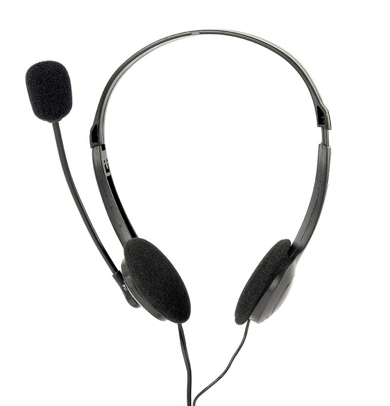 Headset met volumeregeling