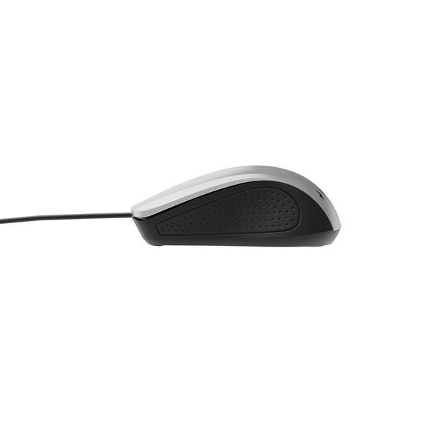 4-knops optische muis USB zwart zilver