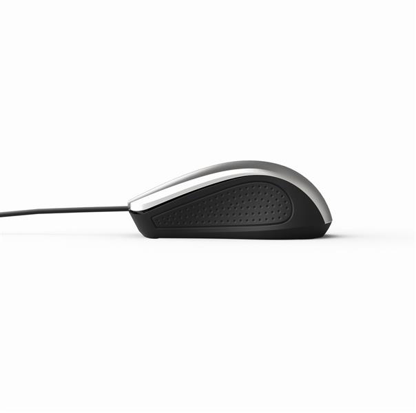 4-knops optische muis USB zwart zilver
