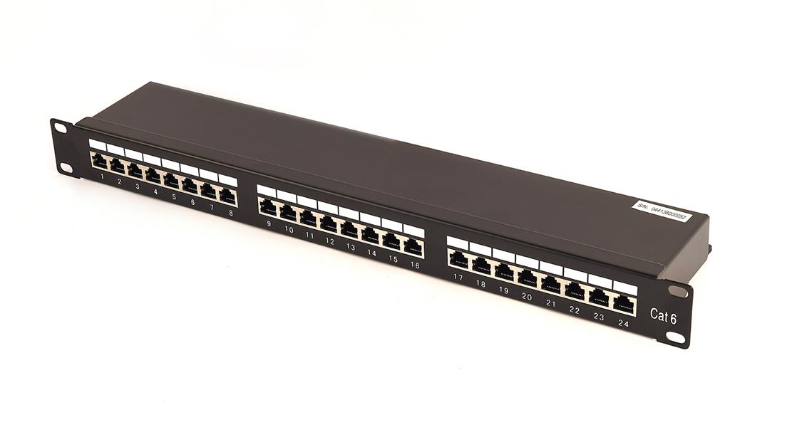 Cat6 24-poorts patchpanel
