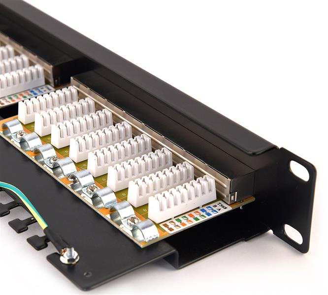 Cat6 24-poorts patchpanel