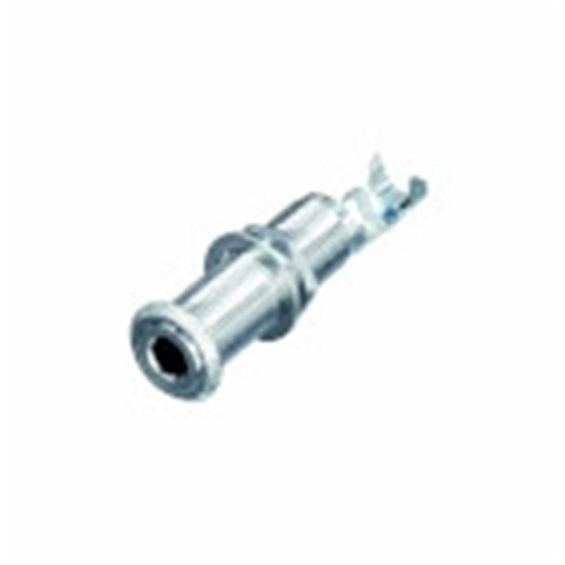 Monoconnector 6.35 mm Female Zilver