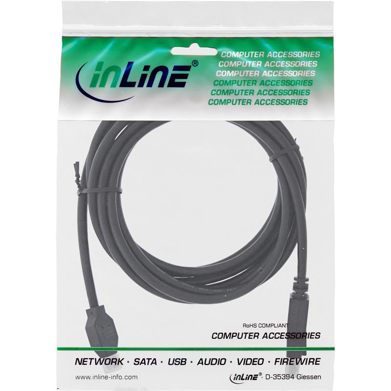 InLine Mini DisplayPort to DisplayPort Cable black 5m