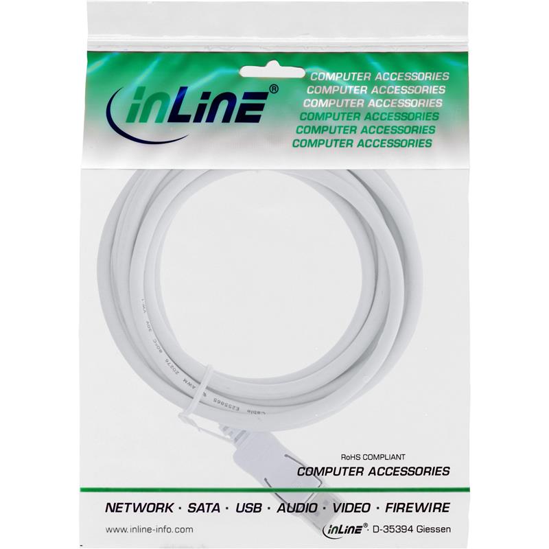 InLine Mini DisplayPort to DisplayPort Cable white 5m