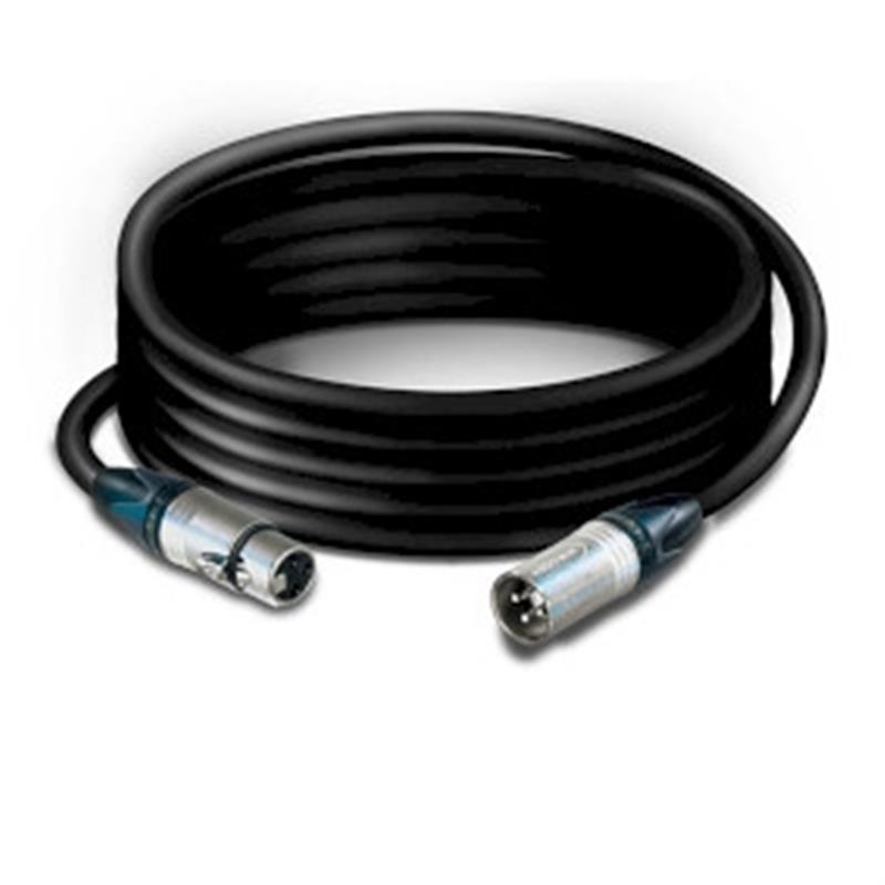 Luidsprekerkabel XLR 3-Pins Male - XLR 3-Pins Female 12.0 m Zwart