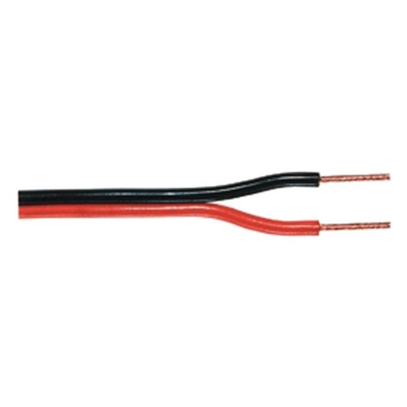 Luidsprekerkabel op Rol 2x 1.50 mm² 100 m Zwart/Rood