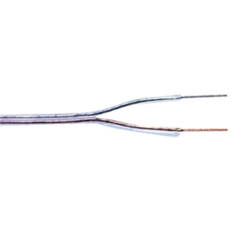 Luidsprekerkabel op Rol 2x 0.22 mm² 100 m Transparant