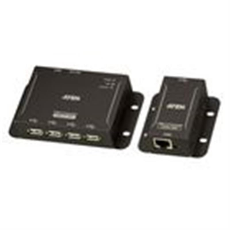 ATEN 4 poorts USB 2.0 Cat 5 Verlenger (tot 50 m)