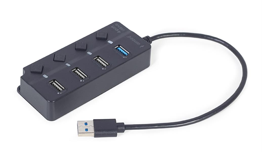 4-poorts USB hub 1 x USB 3 1 3 x USB 2 0 