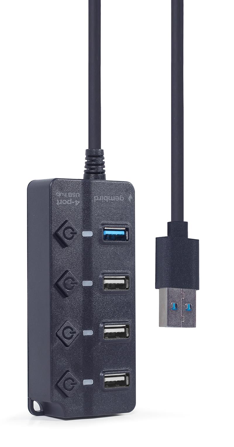 4-poorts USB hub 1 x USB 3 1 3 x USB 2 0 