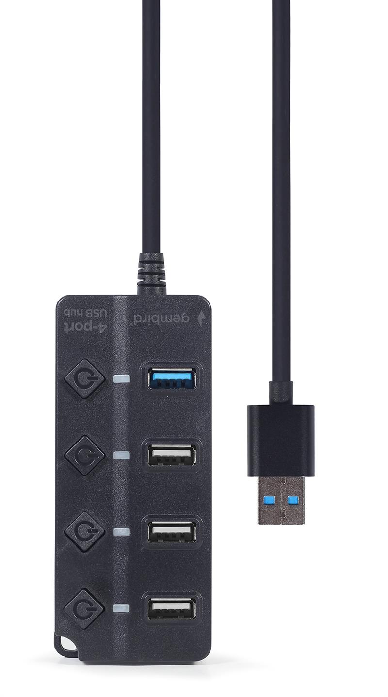 4-poorts USB hub 1 x USB 3 1 3 x USB 2 0 