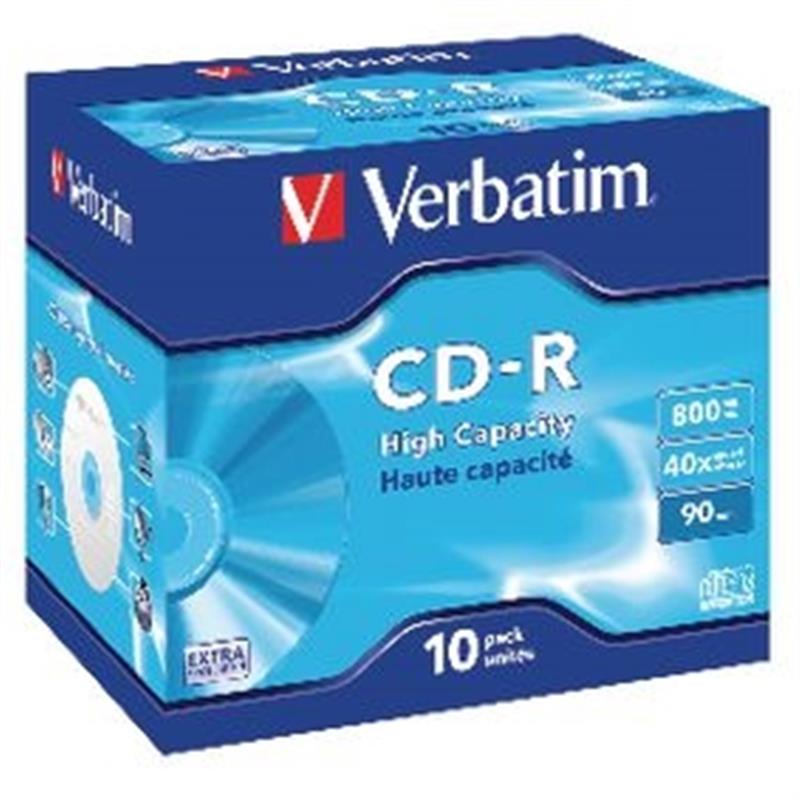 Verbatim 43428 lege cd CD-R 800 MB 10 stuk(s)
