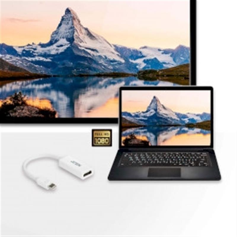 ATEN Verloopstuk van Mini DisplayPort naar HDMI