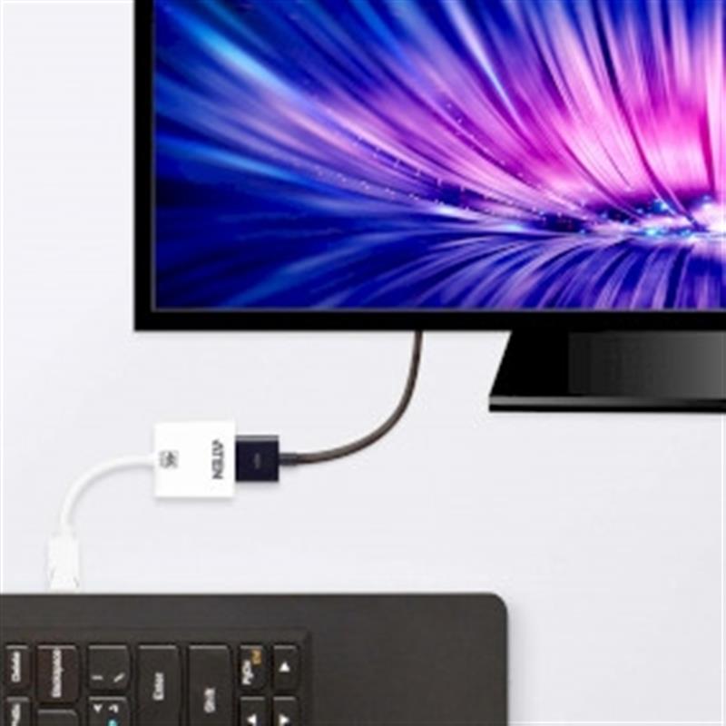 ATEN DisplayPort naar 4K HDMI actieve adapter