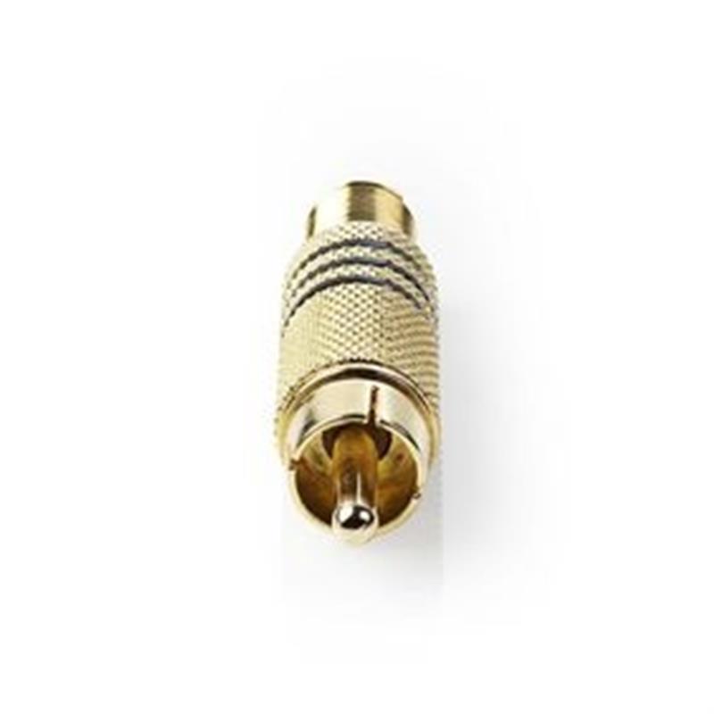 Connector RCA Male Goud/Zwart