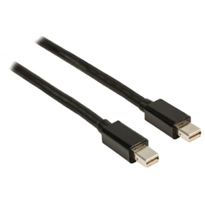 Mini DisplayPort Kabel Mini-DisplayPort Male - Mini-DisplayPort Male 3.00 m Zwart