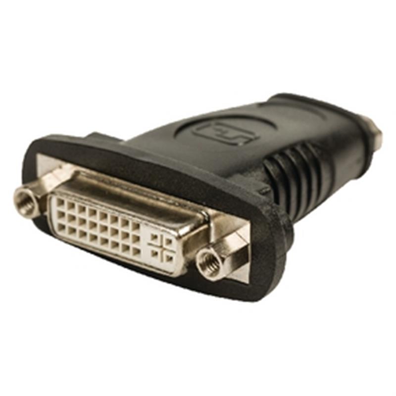 High Speed HDMI met Ethernet Adapter HDMI Female - DVI-D 24+1-Pins Female Zwart