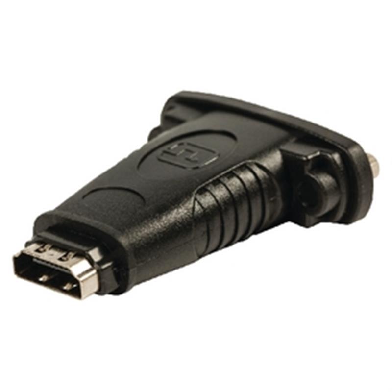 High Speed HDMI met Ethernet Adapter HDMI Female - DVI-D 24+1-Pins Female Zwart