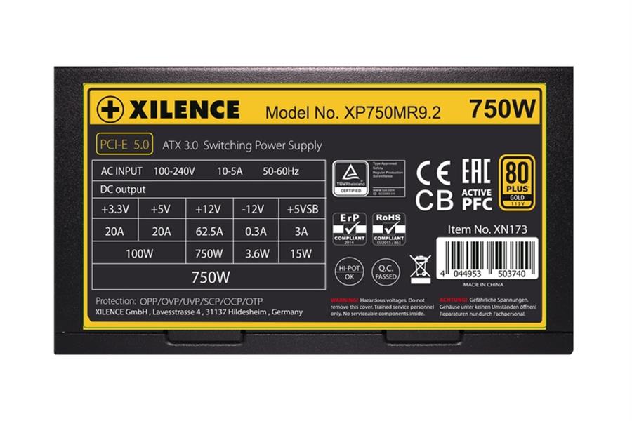 XILENCE Performance X 750W modular ATX 3 0 XP750MR9 2