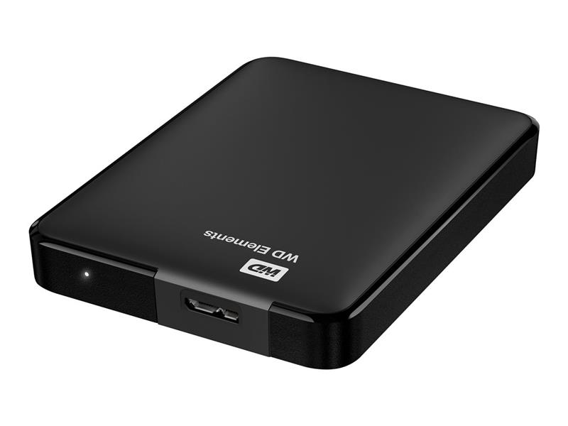 Western Digital Elements SE Black External HDD 2TB 2 5 USB3 1 Gen1 5400RPM