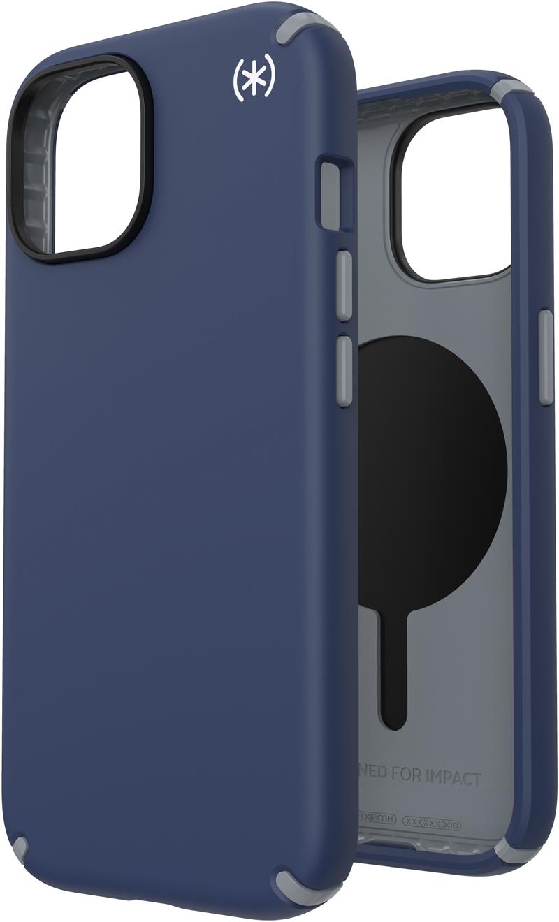 Speck Presidio2 Pro + MS Apple iPhone 15 Coastal Blue - with Microban