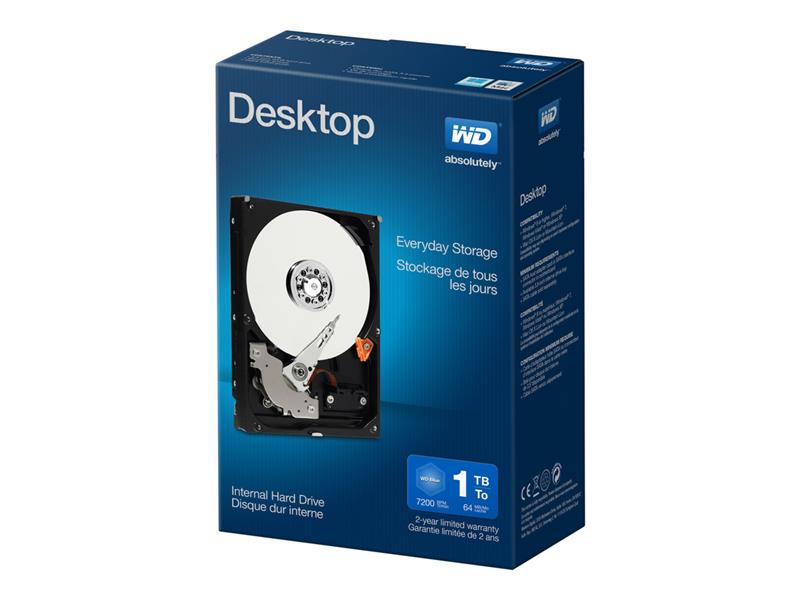 WD Blue Desktop HDD 1TB Retail