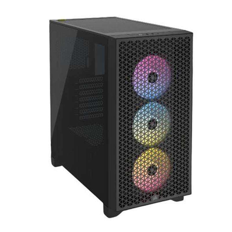 3000D RGB Tempered Glass Mid-Tower Black